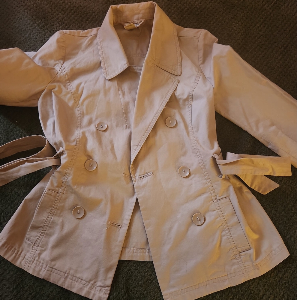 Arizona Women's Classic Beige Utility Jacket  Size M. - Picture 2 of 14